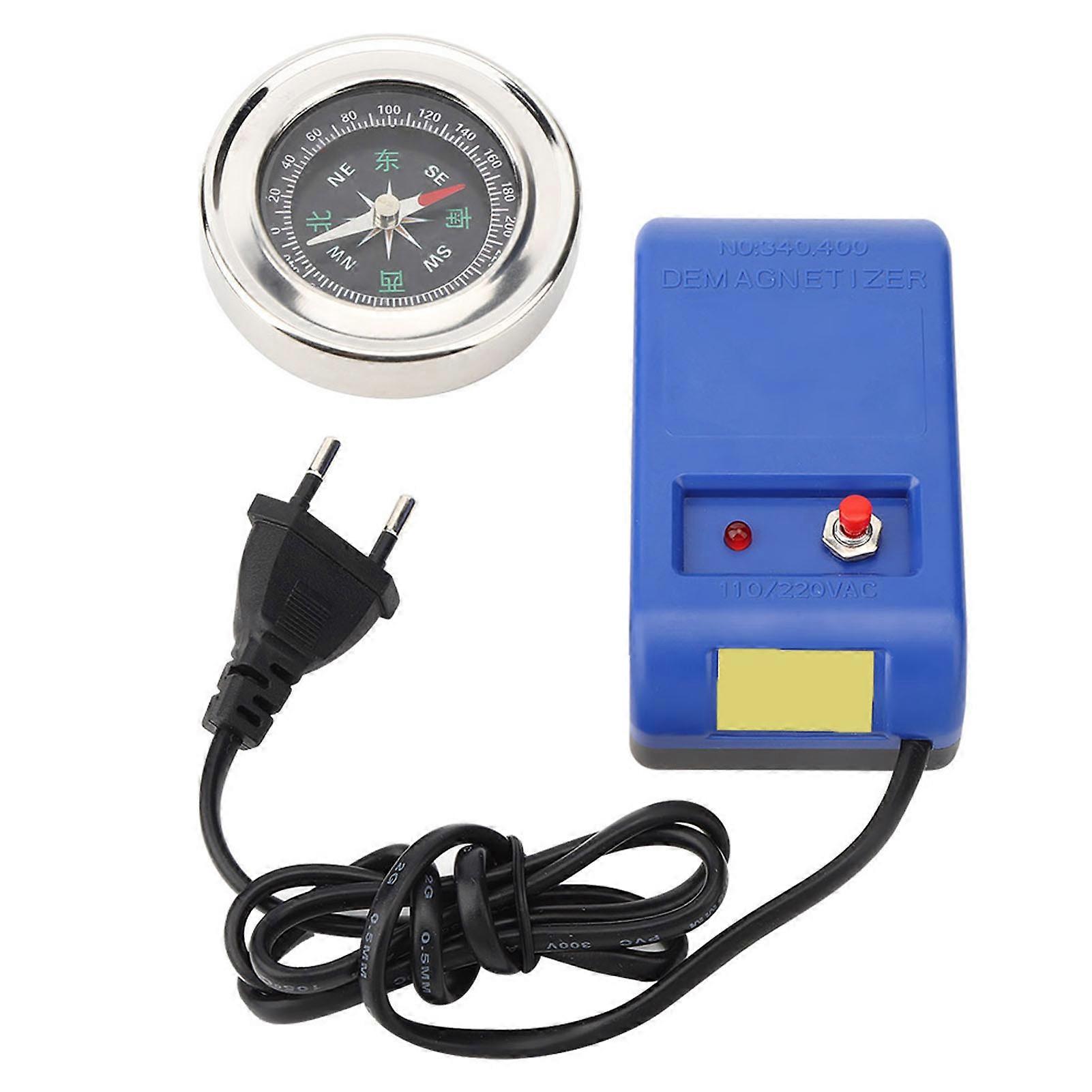 Electrical Demagnetizer Watch Repair Degausser Compass Tools for Screwdriver Tweezers US/EU Plug 110-220V