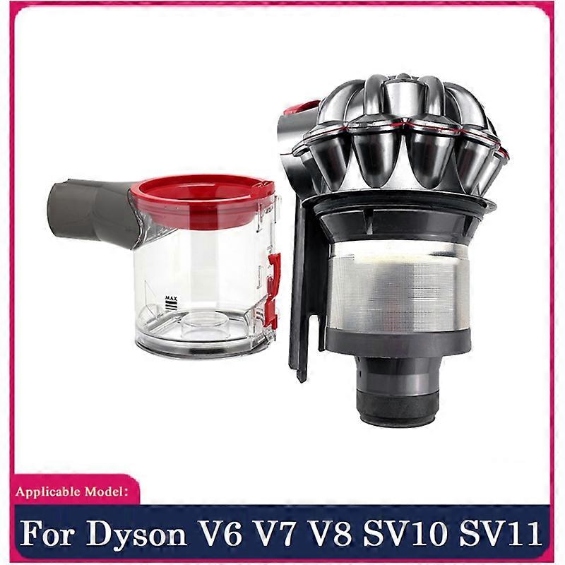 Reiniger Staubeimer + Zyklon Teile für Dyson V6 V7 V8 SV10 SV11 Filter Staubeimer Haushalt