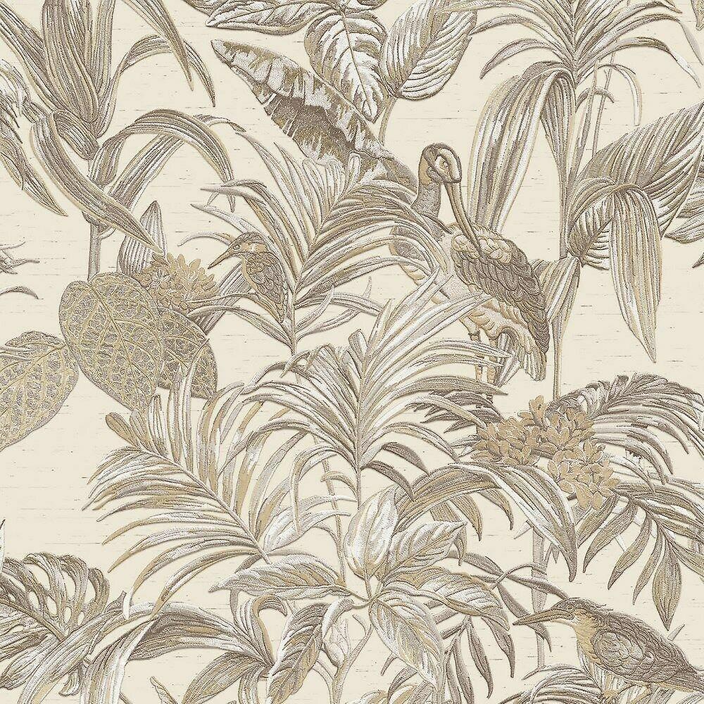 Design ID Beige Palm Wallpaper