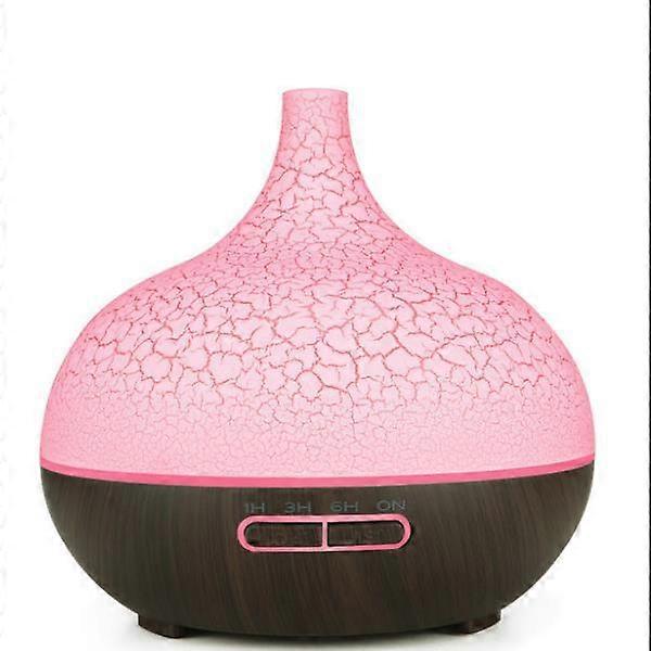 Essential Oils Diffuser, 550ml Ultrasonic Electric Aromatherapy Diffuser Humidifier with Remote Control, 7 Colors LED Lights, Timer, Auto Shut-off, Qu