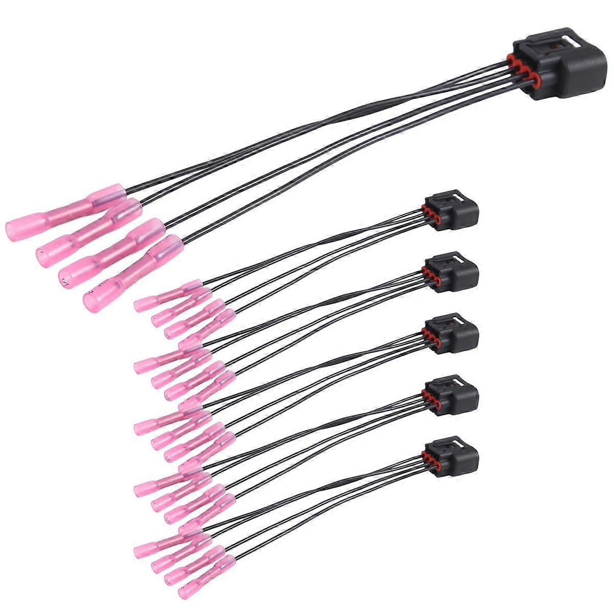 Kit de conector de bobina de ignição com 6 peças, conjunto de plugues pigtail 645-940 para