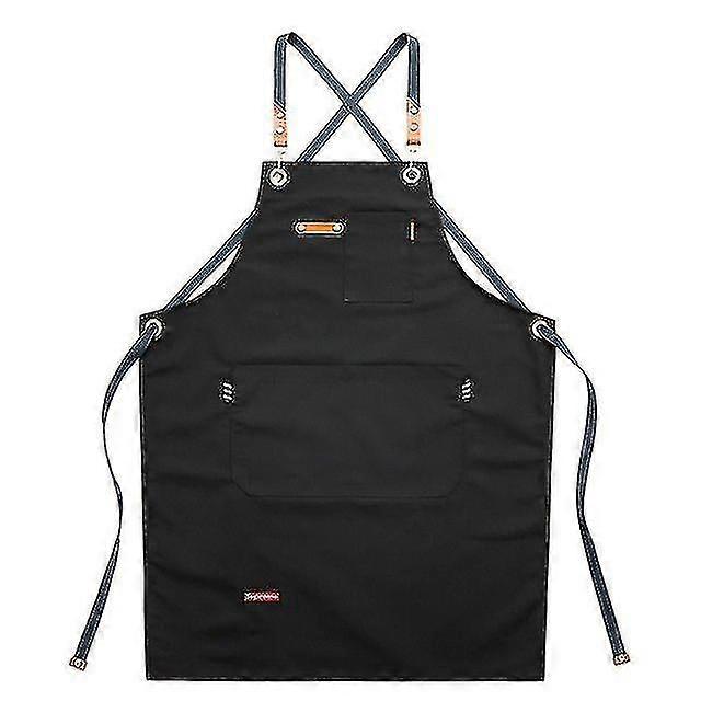 Unisex de lucru șorț Canvas șorț Bib reglabile bucătărie șorț