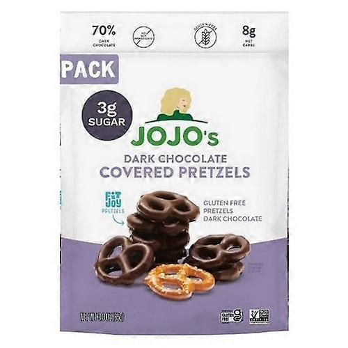 Jojos Chocolate Dark Chocolate Pretzel Bites ,3 Oz(Case Of 6)