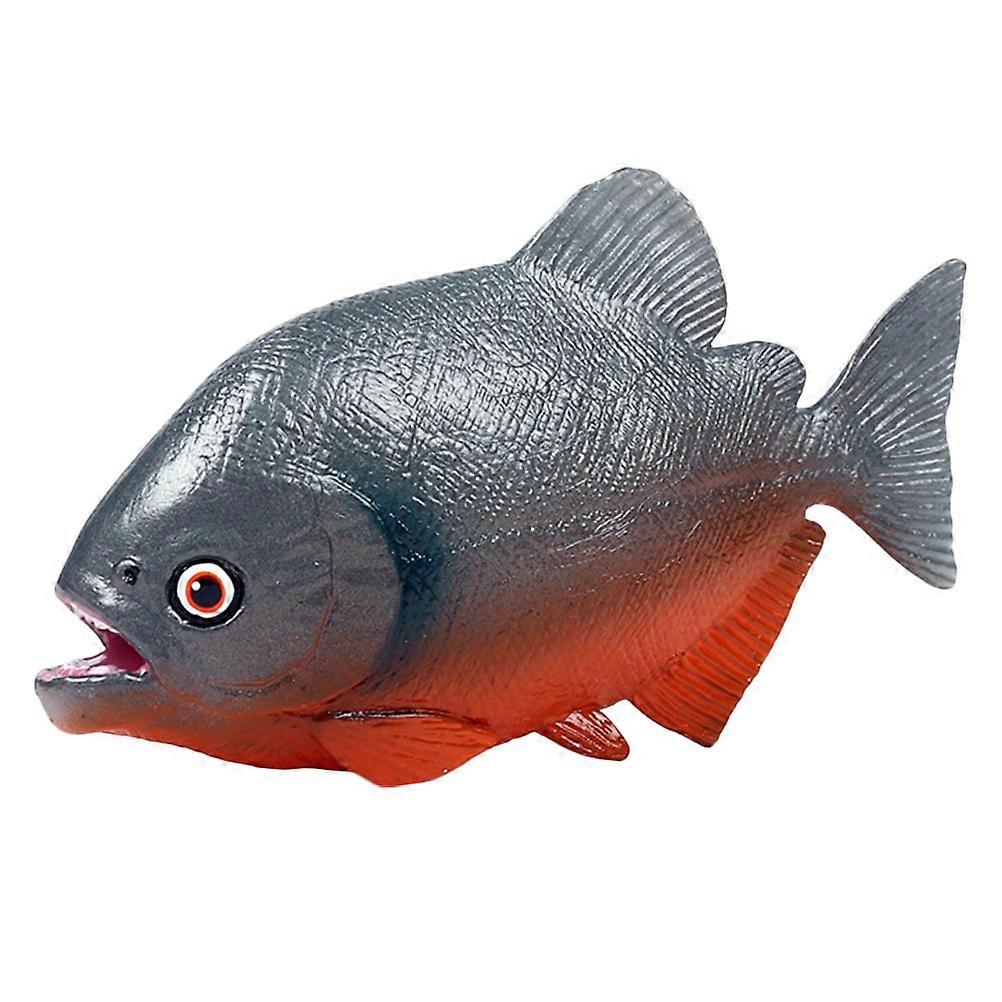 Simulation solide Piranha Toy Amérique du Sud River Plastic Ferocious Fish Model