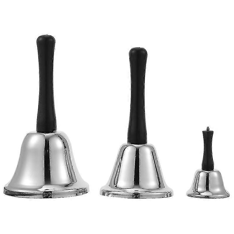 3pcs Metal Xmas Hand Bell