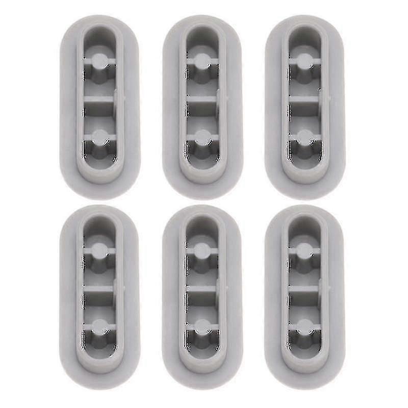 Toilet Seat Bumper Gaskets - 6pcs Toilet Seat Cushioning Pads for Home