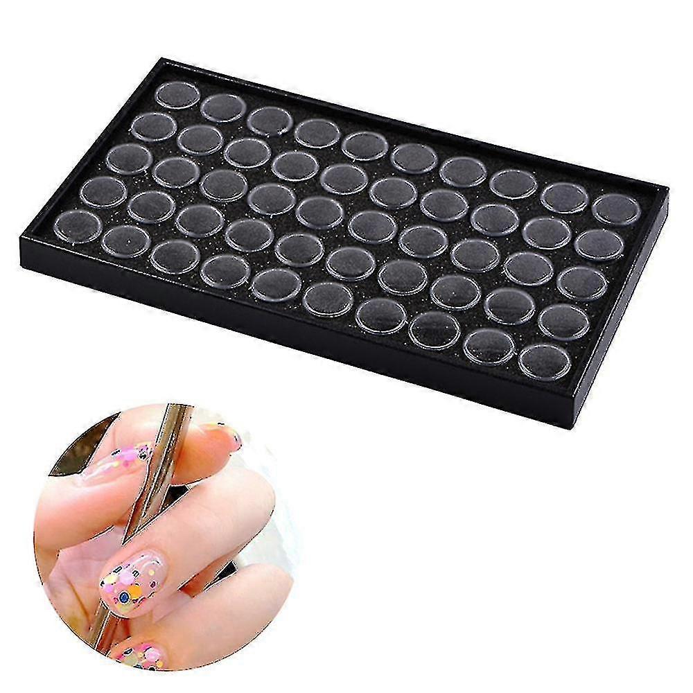 Presentation Display With 50 Empty Containers For Displaying And Stori