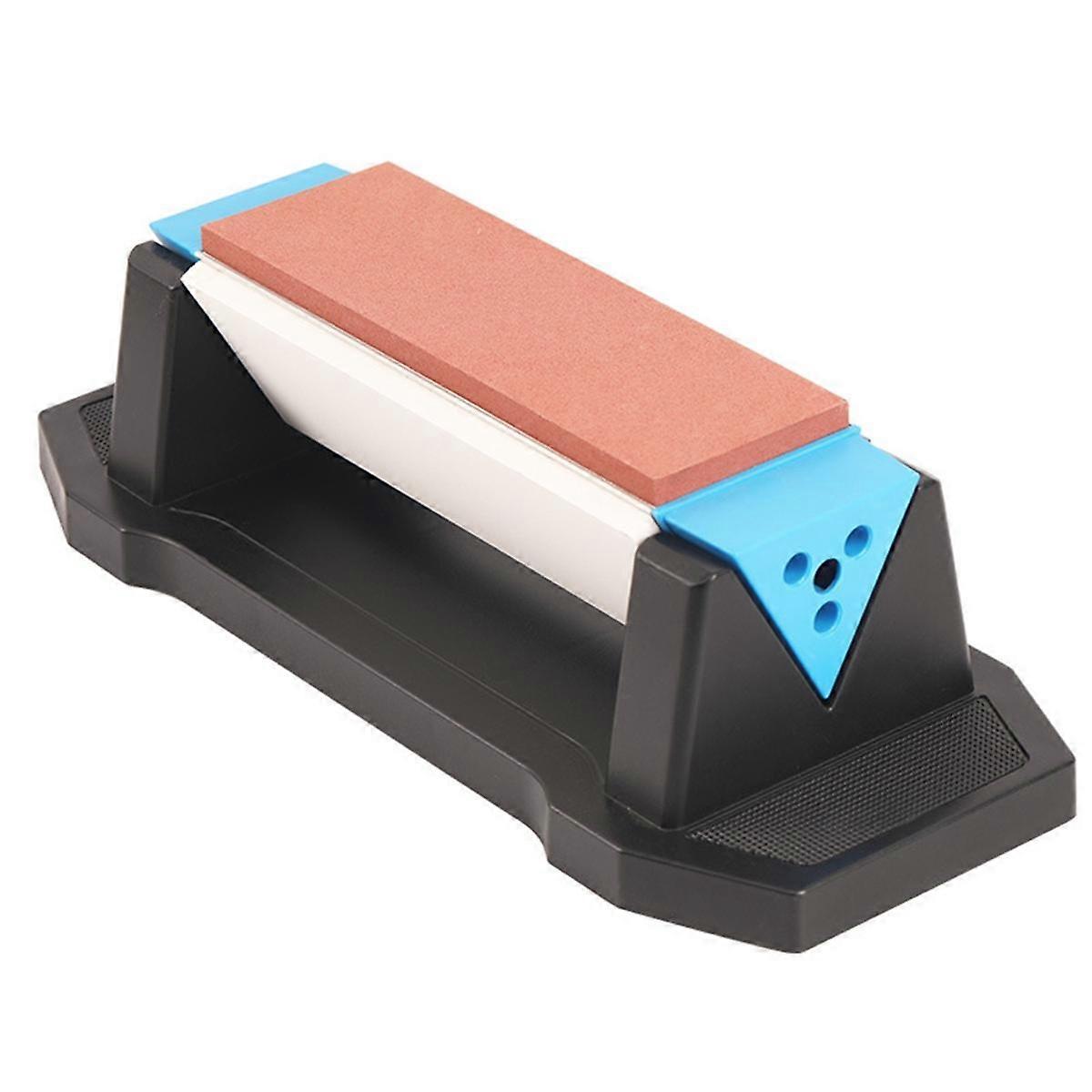 3 Side 400/1000/3000 Grit Premium Ceramic Whetstone Knife Sharpener Stone with Edge Grip Holder and