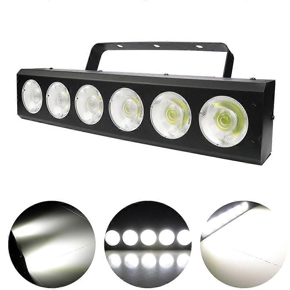 COB 6x50W LED Blanc Wall Wash Pixel Bar Lumière Scène Strobe Lumière Cheval Racing Effet DJ Disco Flash Lampe DMX512 Contrôle Mariage