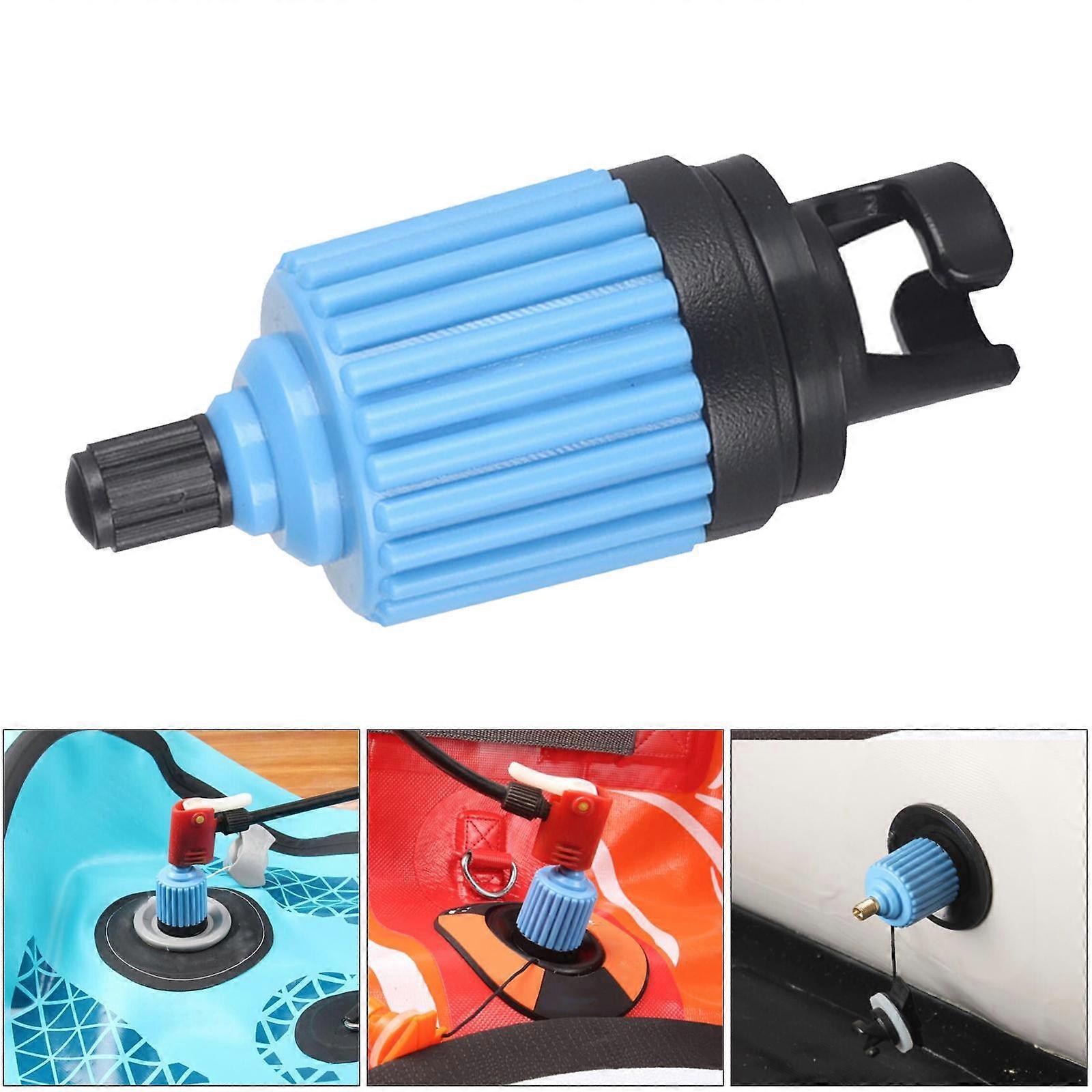 Multifunction SUPs Pump Adaptor Air Valve Adapter Pumping Head Connector for Paddle Board Rowing Dinghy Kayak Inflatable Bed Kayaking