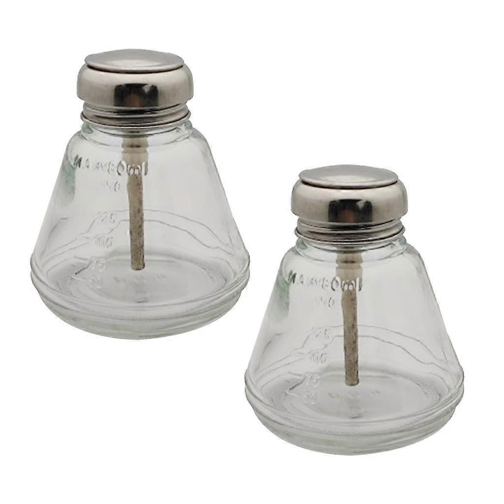 2pcs 180ml Empty Nail Polish Remover Pump Dispenser Push Down Press Bottle