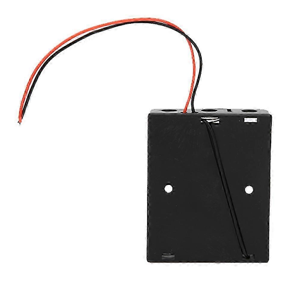 18650 Battery Case 3 Slot Holder with 2 Lead Wire for Serial Connection - 5 Pack