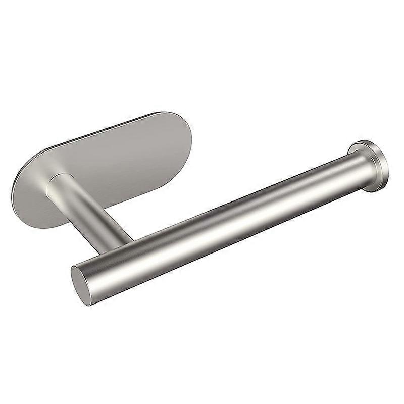 Bathroom Tissue Box Mobile Phone Holder Roll Holder (Brushed Oval Bottom Roll Holder)