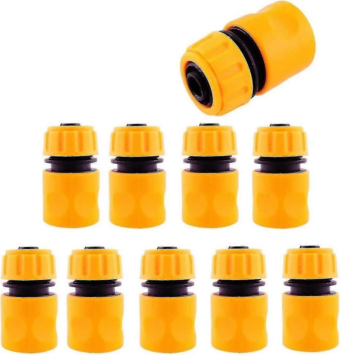 Pack Of 10 Coupling 1/2" Hose Coupling Hose Connector, For Pipe Connecting Garden Tools Hoses Hose Coupling (10 Pieces Of Hose Piece)