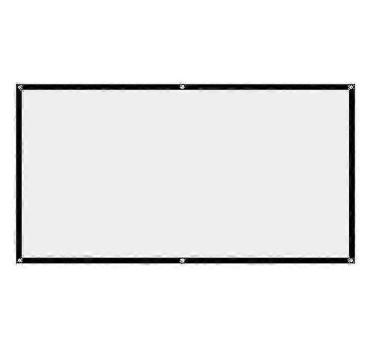 150 tommers HD-projeksjonsskjerm Anti-krøll med hengende hull utendørs innendørs bruk Banmo