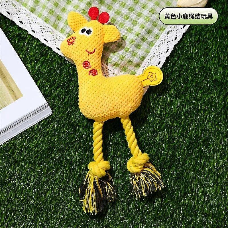 Fun Pet Chew Toy Elephant Shaped Outdoor Interactive Training Dog Supplies Squeaker Squeaky Plush Bone Molar Toy Product Dog Supplies