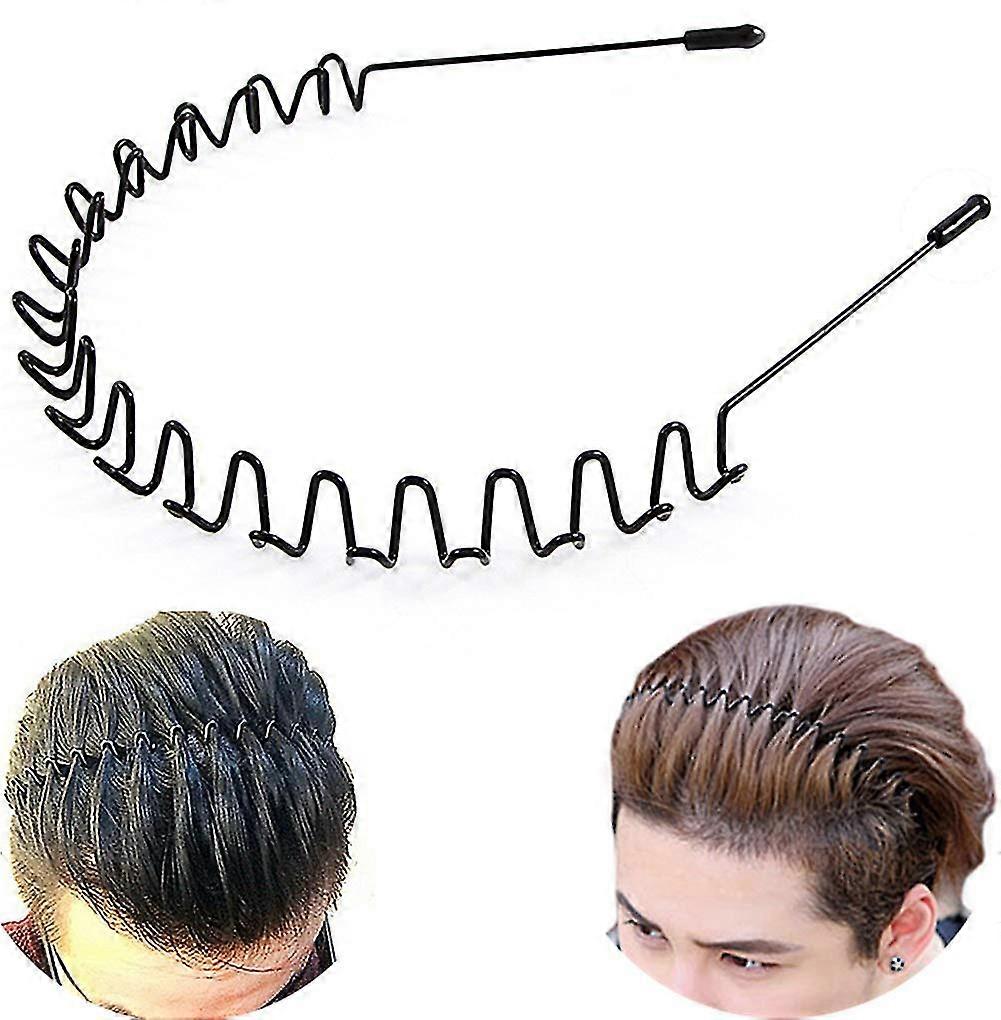 vaolmlop 6 fasce elastiche per capelli, da uomo, per ragazzi, sportive, elastiche, antiscivolo, sottili