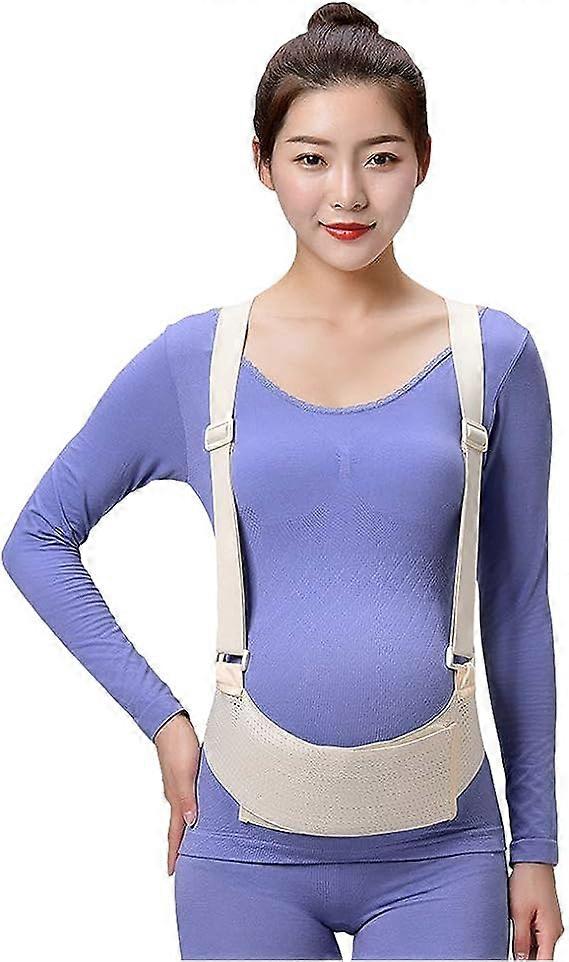 Maternity Elasticity Breathable Belt Straddle Shoulder Strap Pregnancy Support Band Abdominal Support Protecting Belt