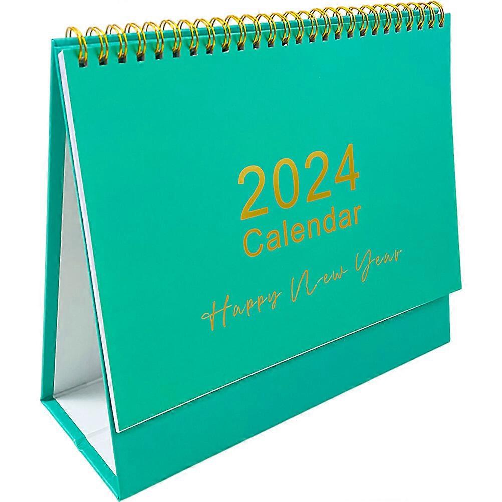 Full Year Calendar Small Desk Calendar Standing Calendar Desk Calendar for Recording Events