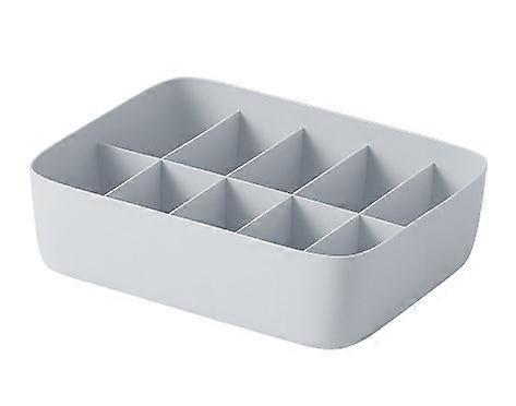 10 compartment plastic storage box for storage and organization