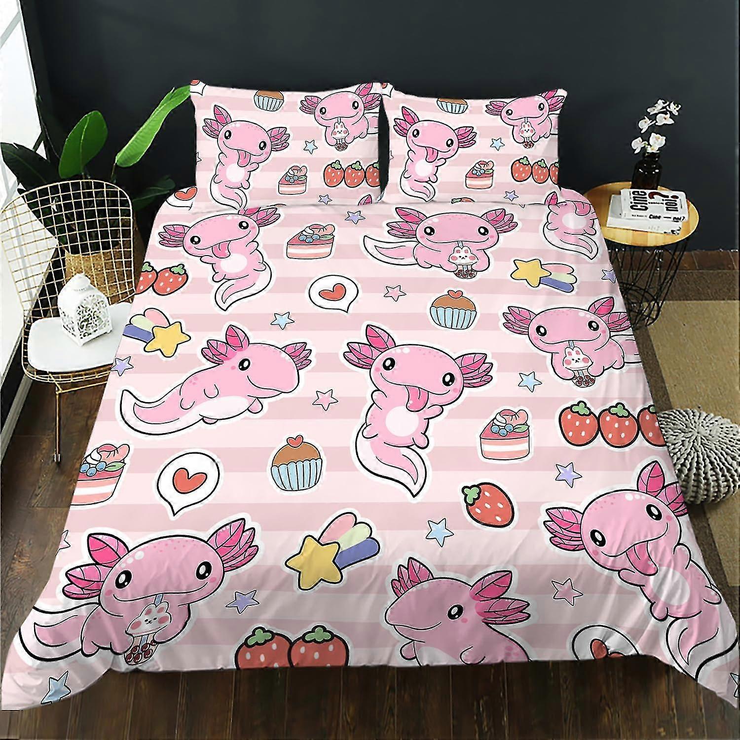 b2404 Lakanat Ocean Theme Comforter Comforter Coverer 3-osainen vuodevaatteet, 1 peittopäällinen ja 2 tyynyliinaa Lakanat gb2404