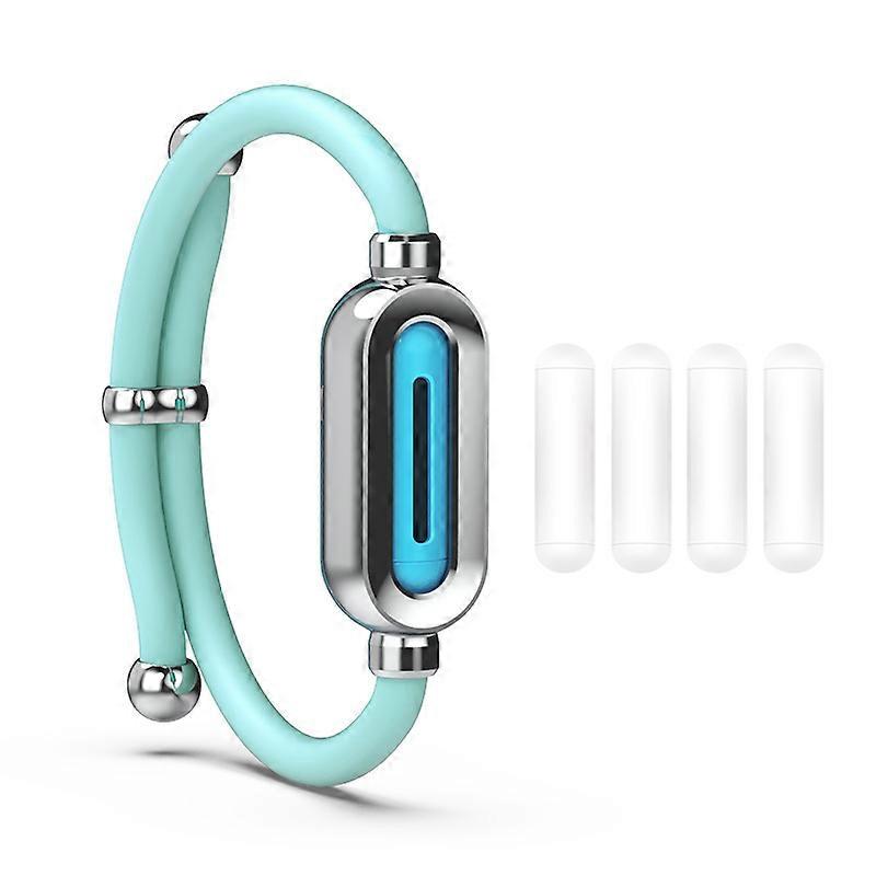 Mosquito Repellent Bracelet, Silicone Mosquito Repellent Bands for Adults & Kids, Waterproof Anti Insect Bug Repellent Wristbands with 4 Replacement C