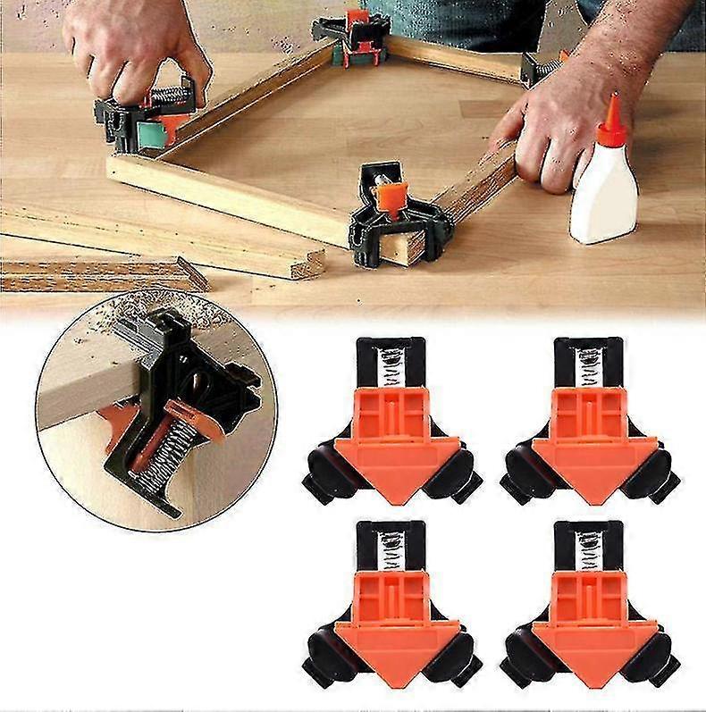 4pcs Corner Clamp Adjustable 90 Degree Right Angle Fixer