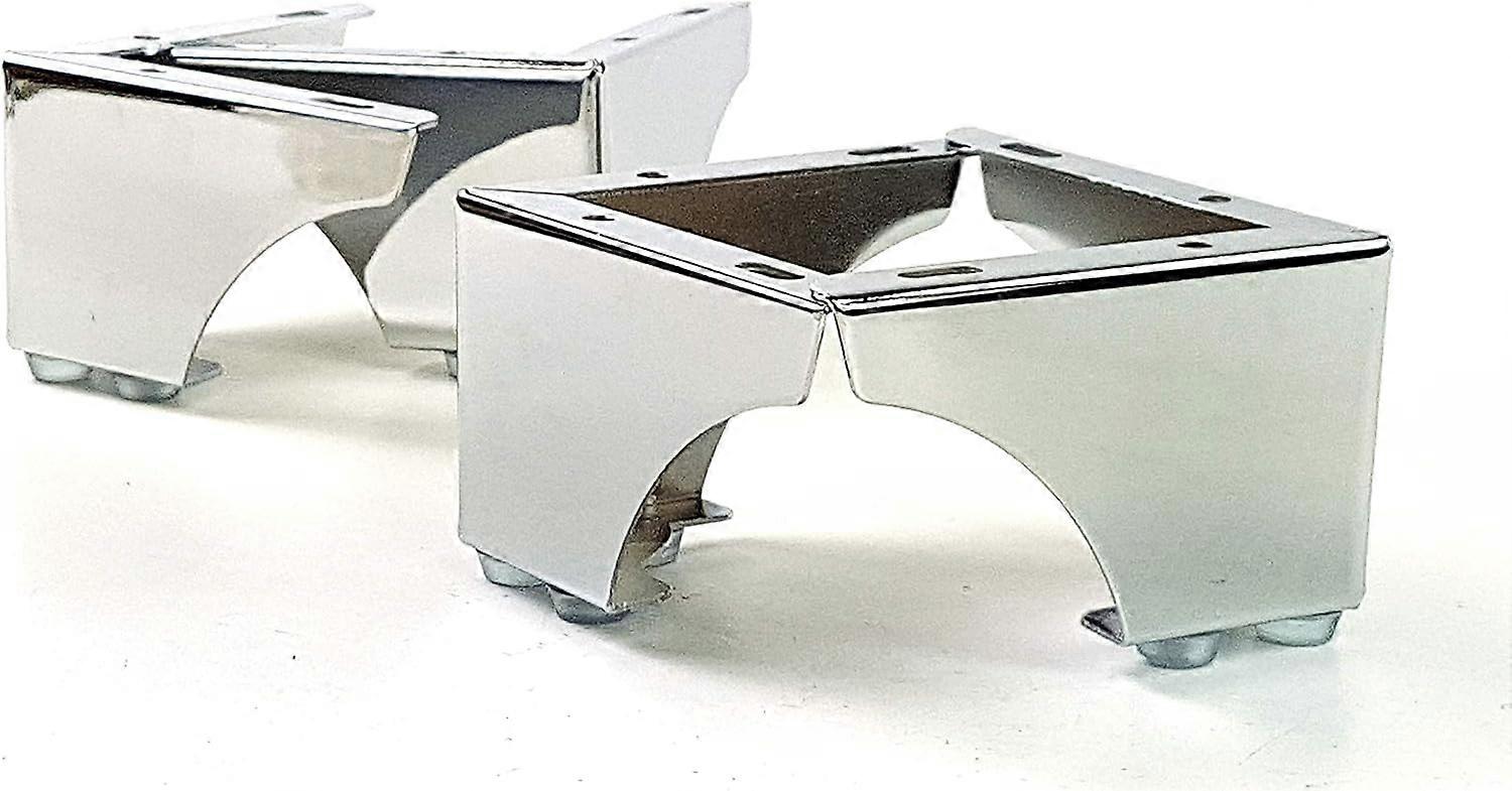Regulowane nogi szafki4x metalowe nogi meblowe o wysokości 70 mm chromowane nóżki wstępnie nawiercone / samomocujące do krzeseł, sof, stołków, łóżek, szafek PKC387 TSP2110 RJB18