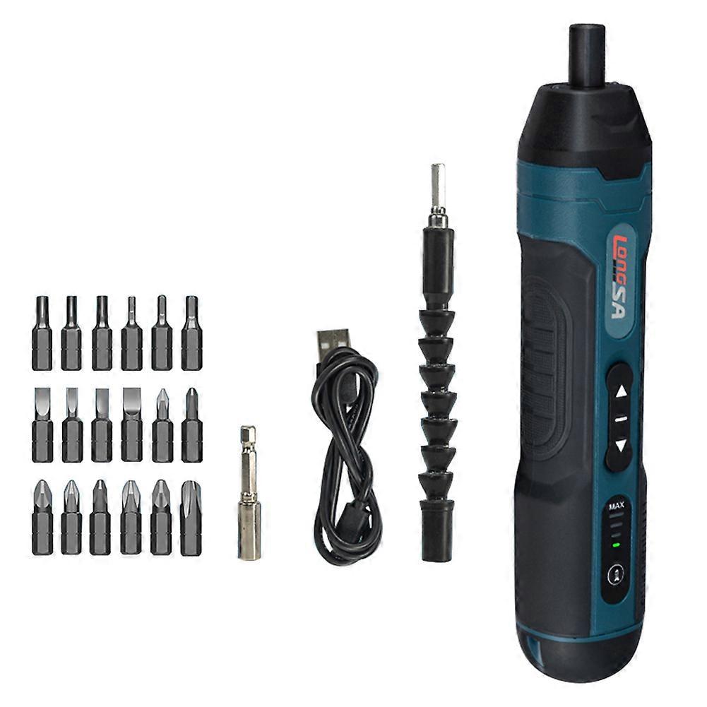 USB Electric Screwdriver Torque Adjustment 3.6V Powerful Impact Screwdrivers Automatic/Manual Mode with LED Light Repair Gadgets