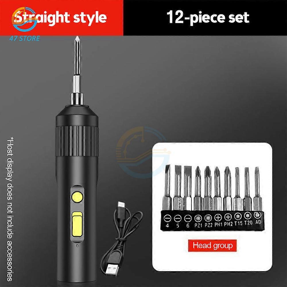 Electric Screwdriver Kit 3.6V Portable Repair Power Tool USB Charging Battery Cordless Electric Drill Screwdriver Set Power Tool