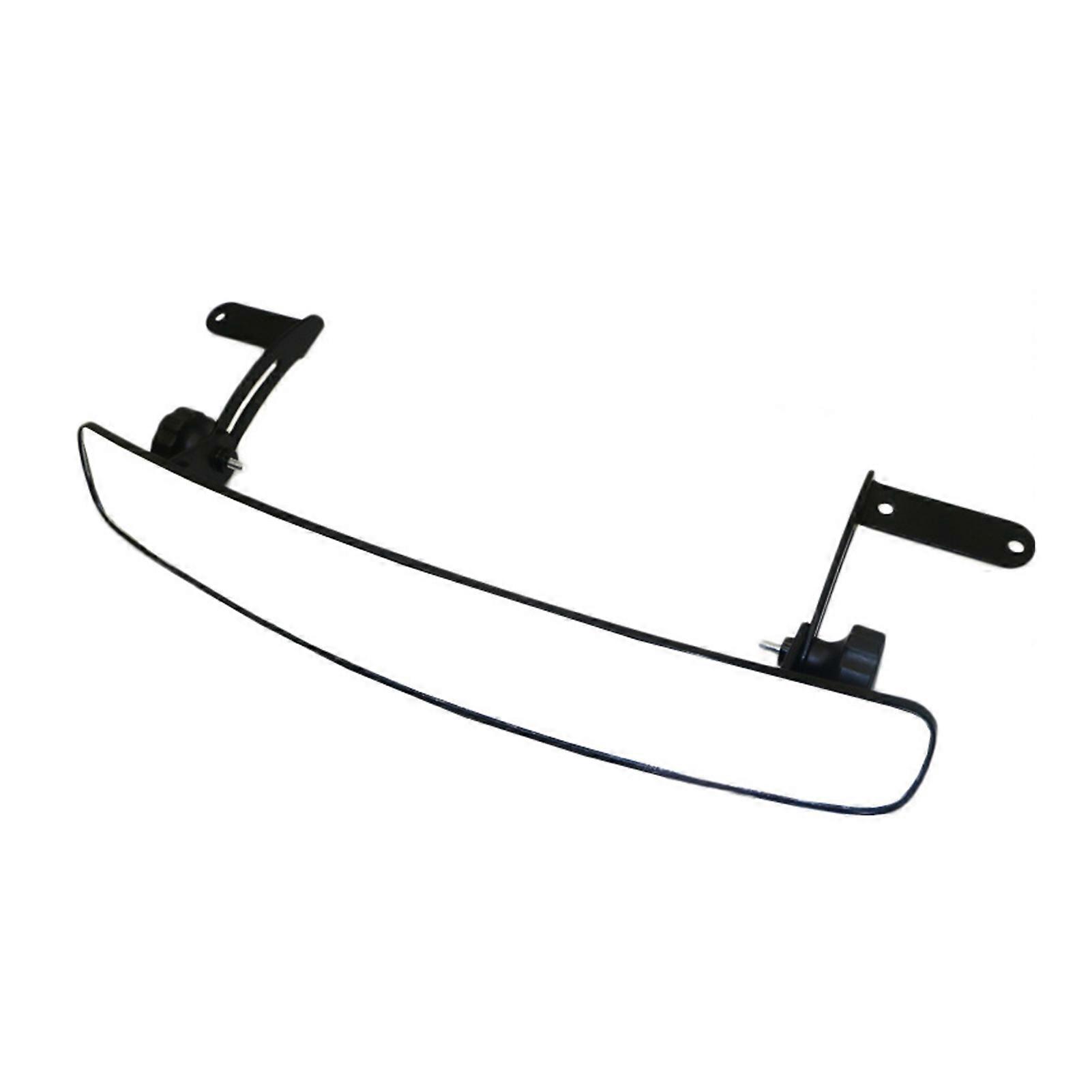 Golf Cart Rear View Mirror Distortion-Free Clear Vision Convex Design Adjustable Angle Easy Installation Golf Cart Mirror Accessories