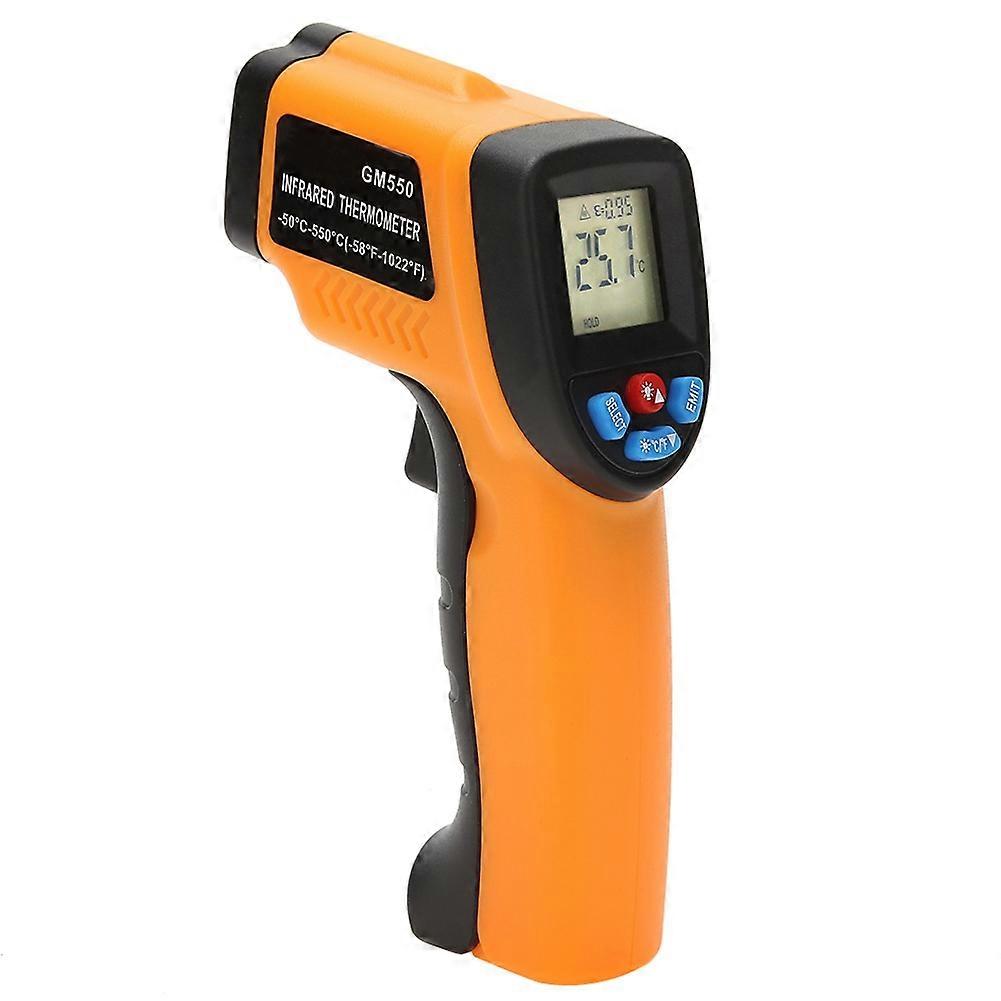 GM550 Handheld LCD Digital Non Contact Infrared Thermometer Industrial Pyrometer JIKAIX