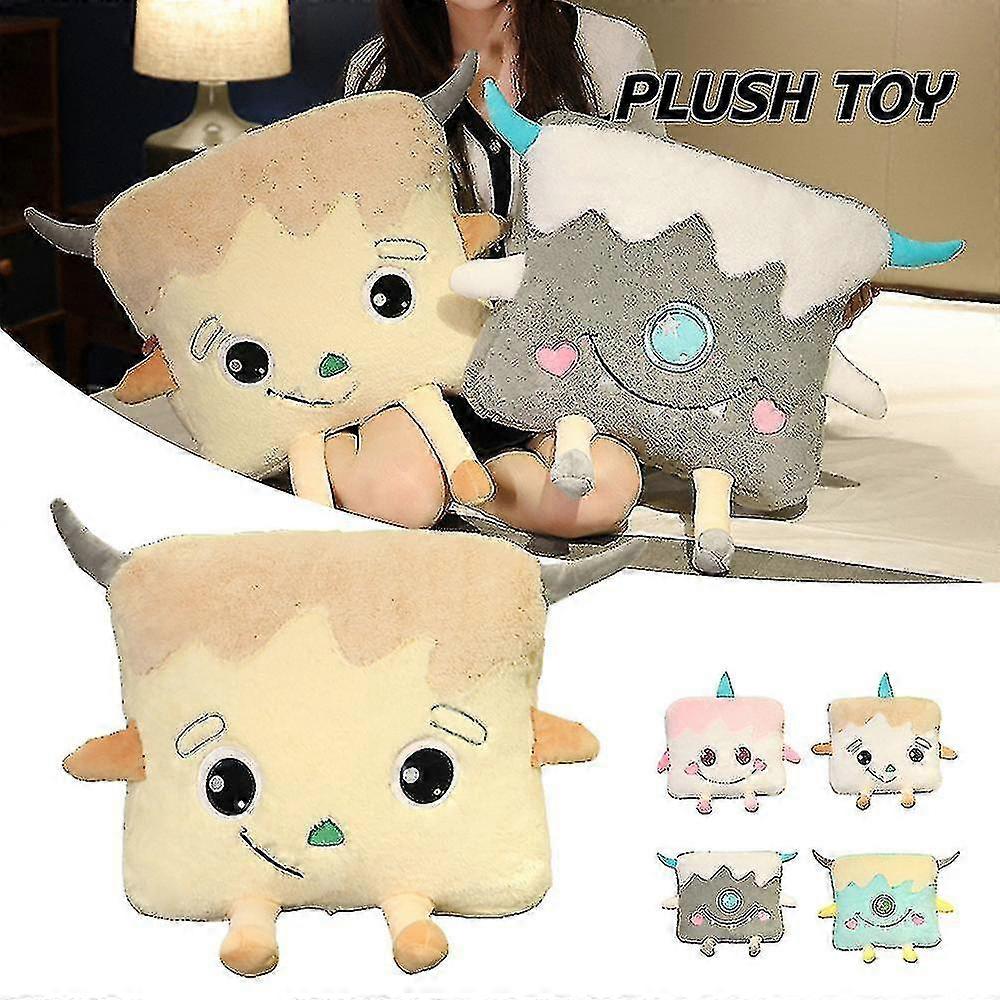 Adorable Cartoon Toast Plush Doll Soft Stuffed Toy Kid Hugging Pillow Gift