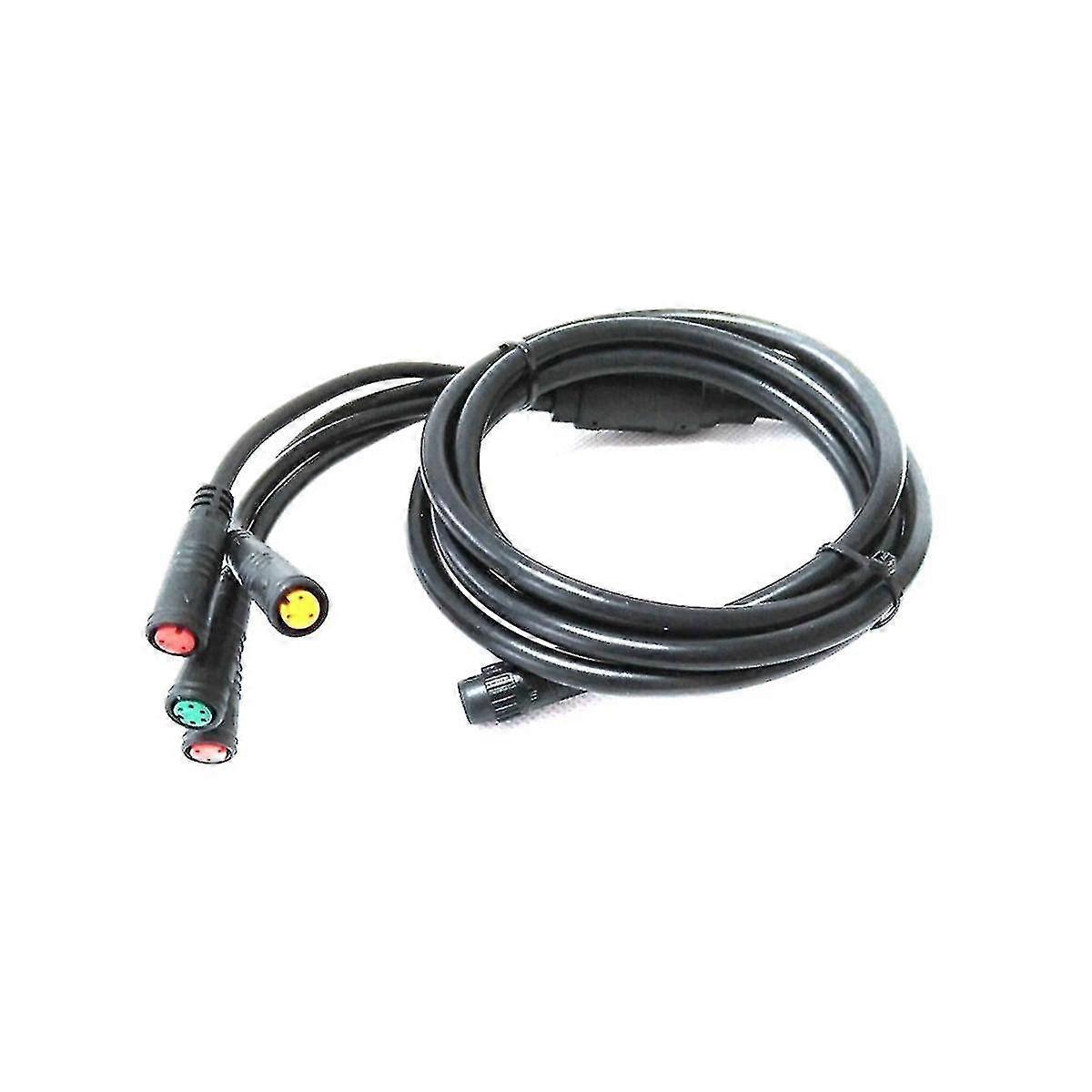 E-bike 1t4 E-bike Extension Cord Cable Waterproof Connector For Electric Bicycle Brake Display Thro-dwdz