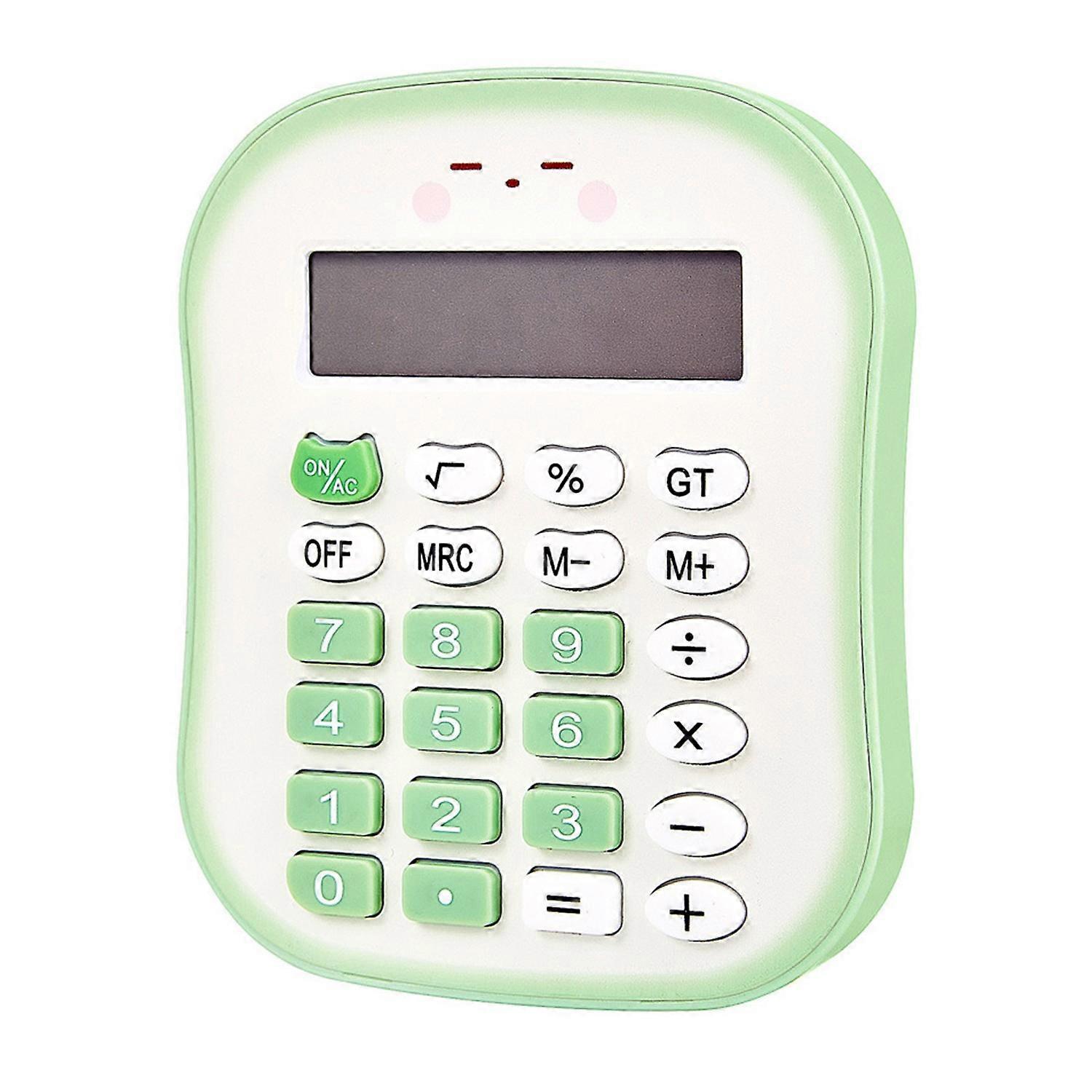 Portable Calculator 12 Digit Large LCD Display Big Buttons Easy to Press Battery Powered Colorful