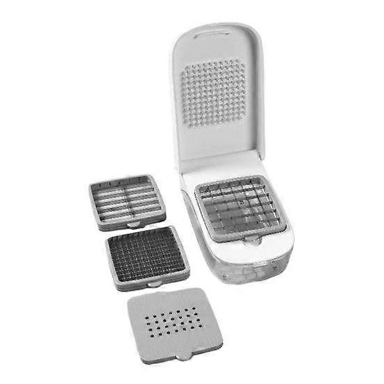 Vegetable Chopper Stainless Steel Durable Easy Effortlessly Cut to Clean BPA-free Multi-functional Veggie Slicer