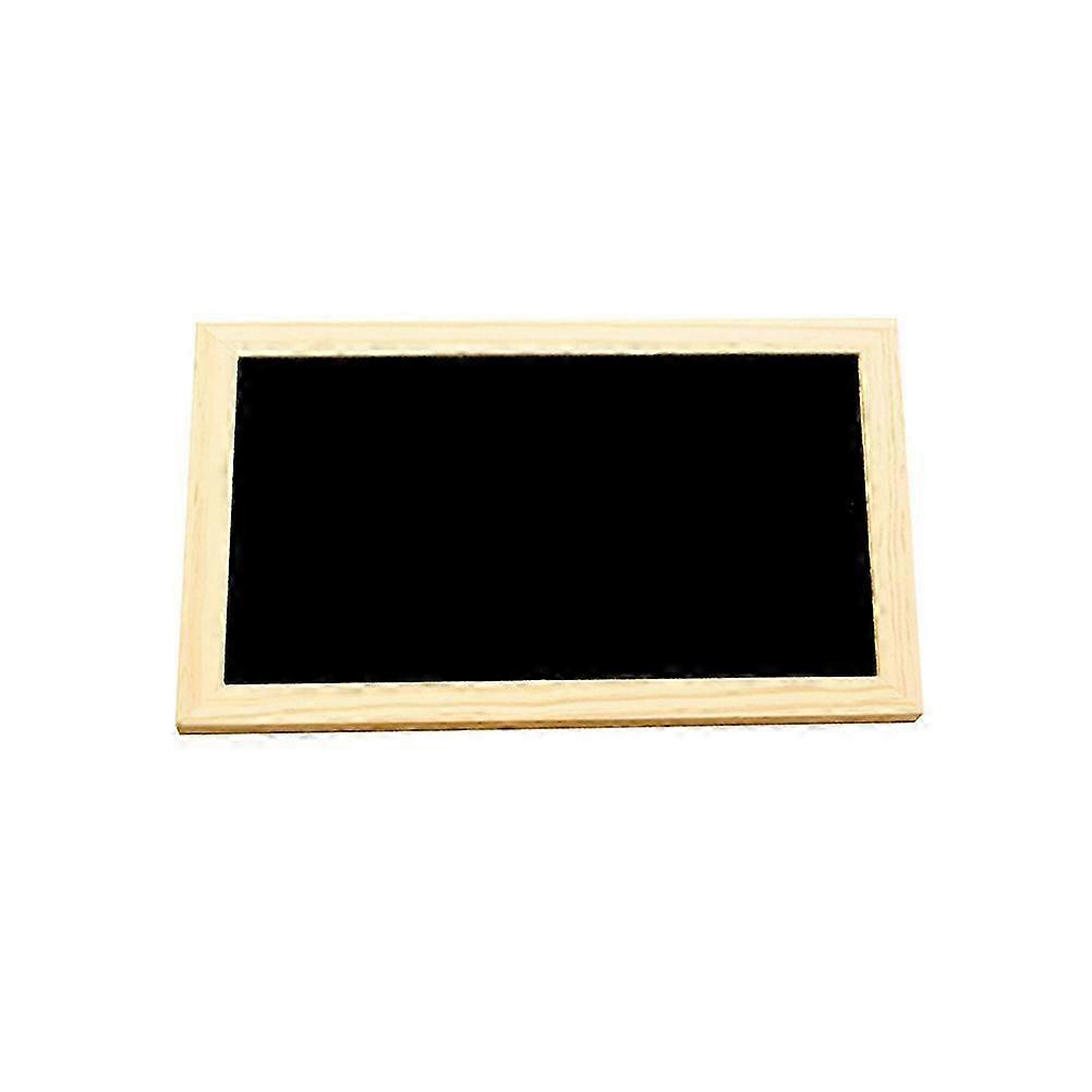 Chalkboard Sign Single-Sided Erasable Message Board Blackboard Wall Decor Signs with Hanging String 30x20cm