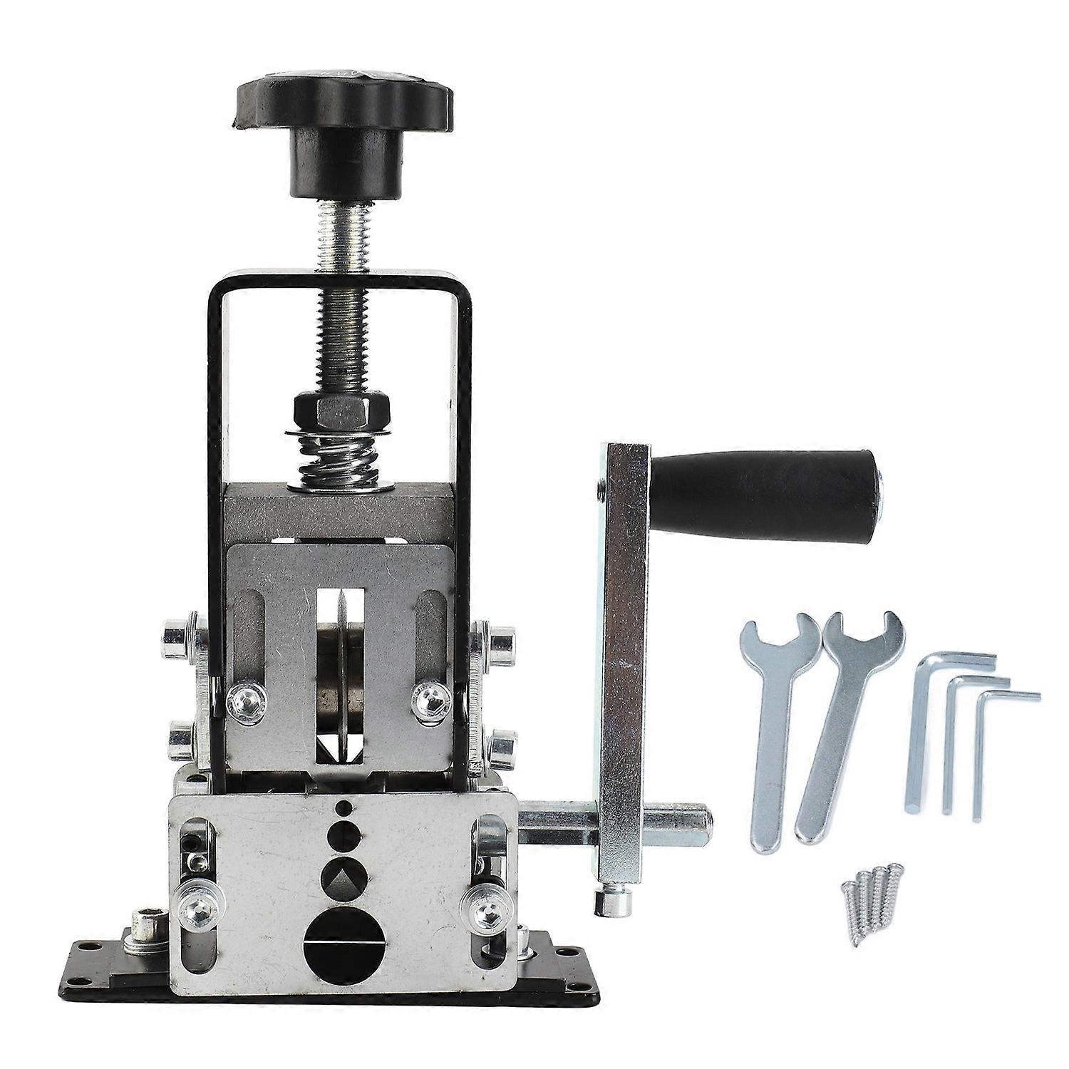 Wire Stripper Machine 1‑21mm Heavy Duty Manual Or Drill Powered Dual Drive Wire Stripper 