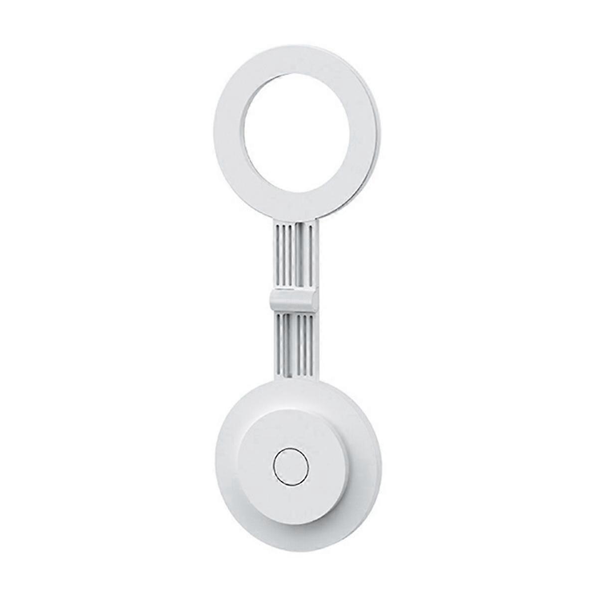 Magnetic Selfie Ring Light LED Fill Light Adjustable 180 for and Android Phone Holder White