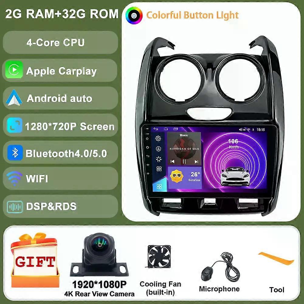 Android For Renault Duster 2015 - 2021 For Lada Largus 2021 Car Radio Multimedia Video Player Navigation Gps Touchscreen Tv