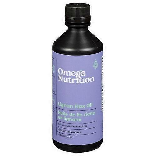 Omega Nutrition Organic Lignan Flax Oil, 355 Ml (Case Of 12)