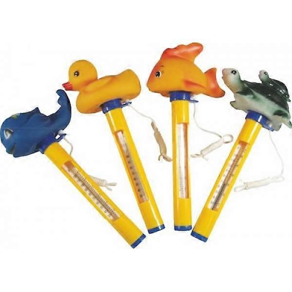 Floating thermometer with animal figure