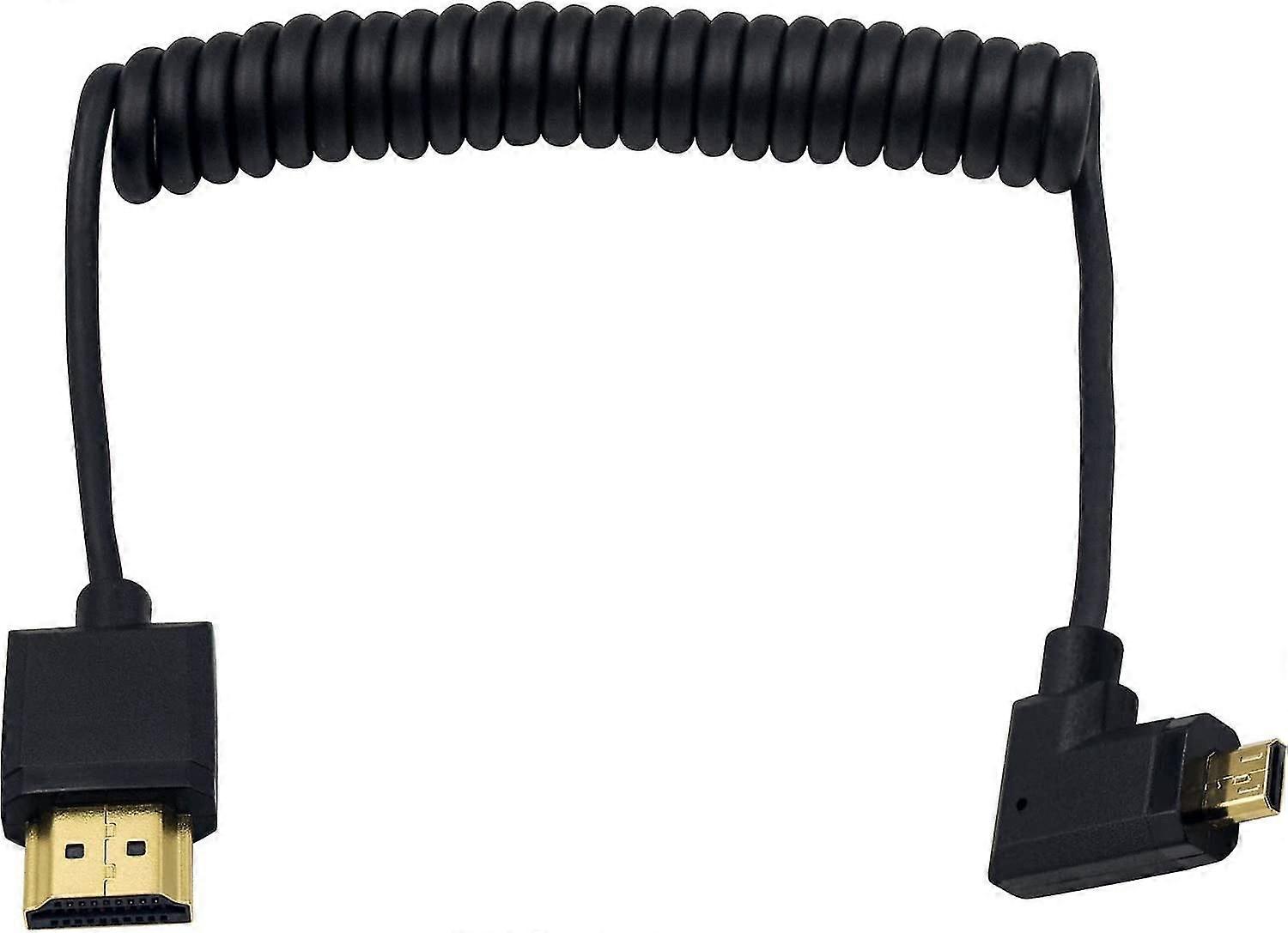 Hdmi To Standard Hdmi Coiled Cable
