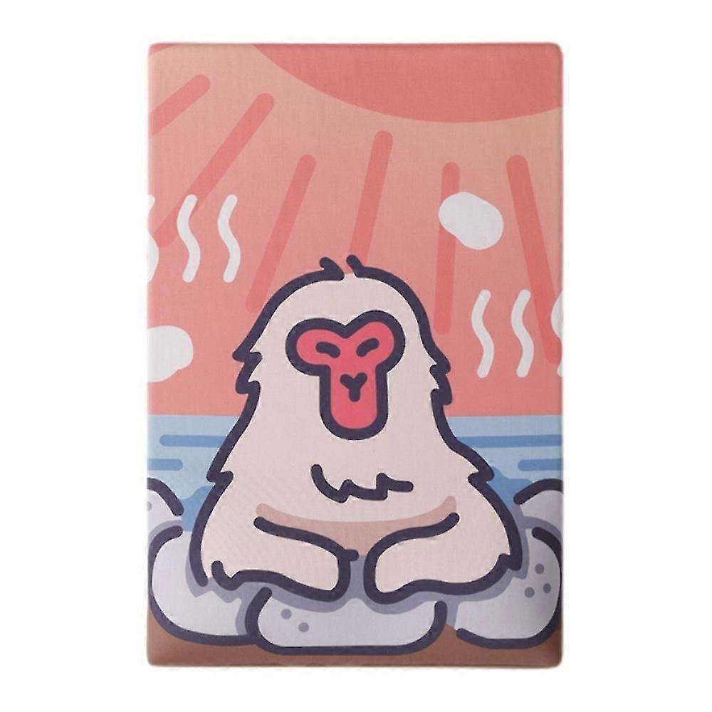 Silica Gel Mouse Pad With Wrist Support,ergonomic Mouse Pad,non-slip For Home,office -bathing Monkey