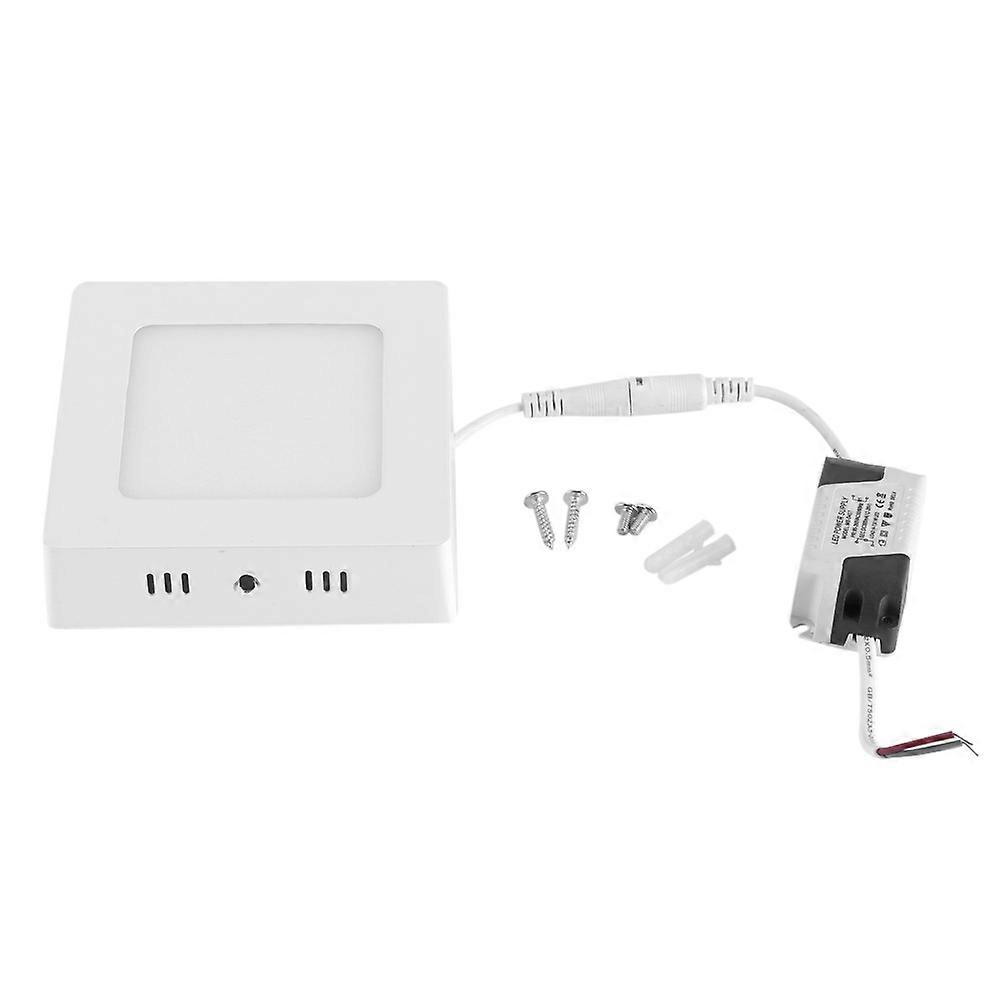 Square Shape Surface Mounted LED Ceiling Panel Down Lights Bulb Slim Wall Lamp 6W Cold White