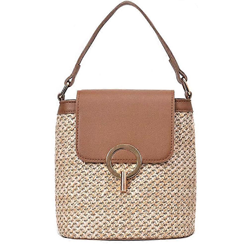 クロスボディバッグ - ブラウン