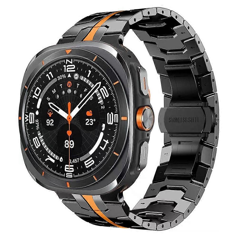 Pillangó csat titán ötvözet óraszíj Samsung Galaxy Watch Ultra 47 mm-hez