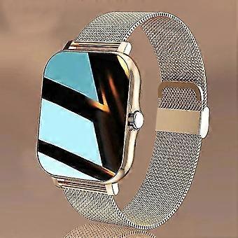 Sport polshorloge mannen vrouwen tand oproep touch screen rate fitness tracker