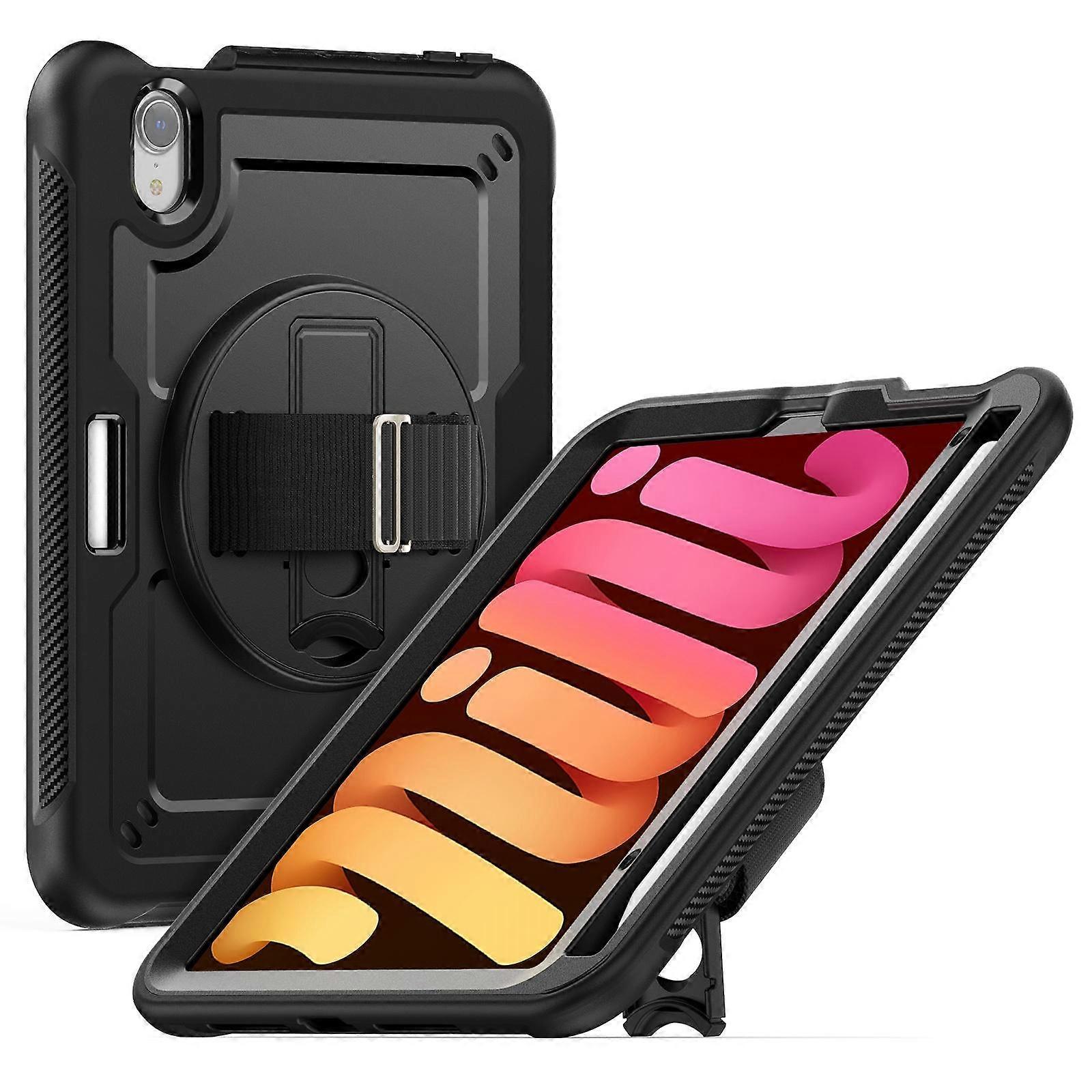 Honeycomb Hand Grip Turntable Stand Tablet Case
