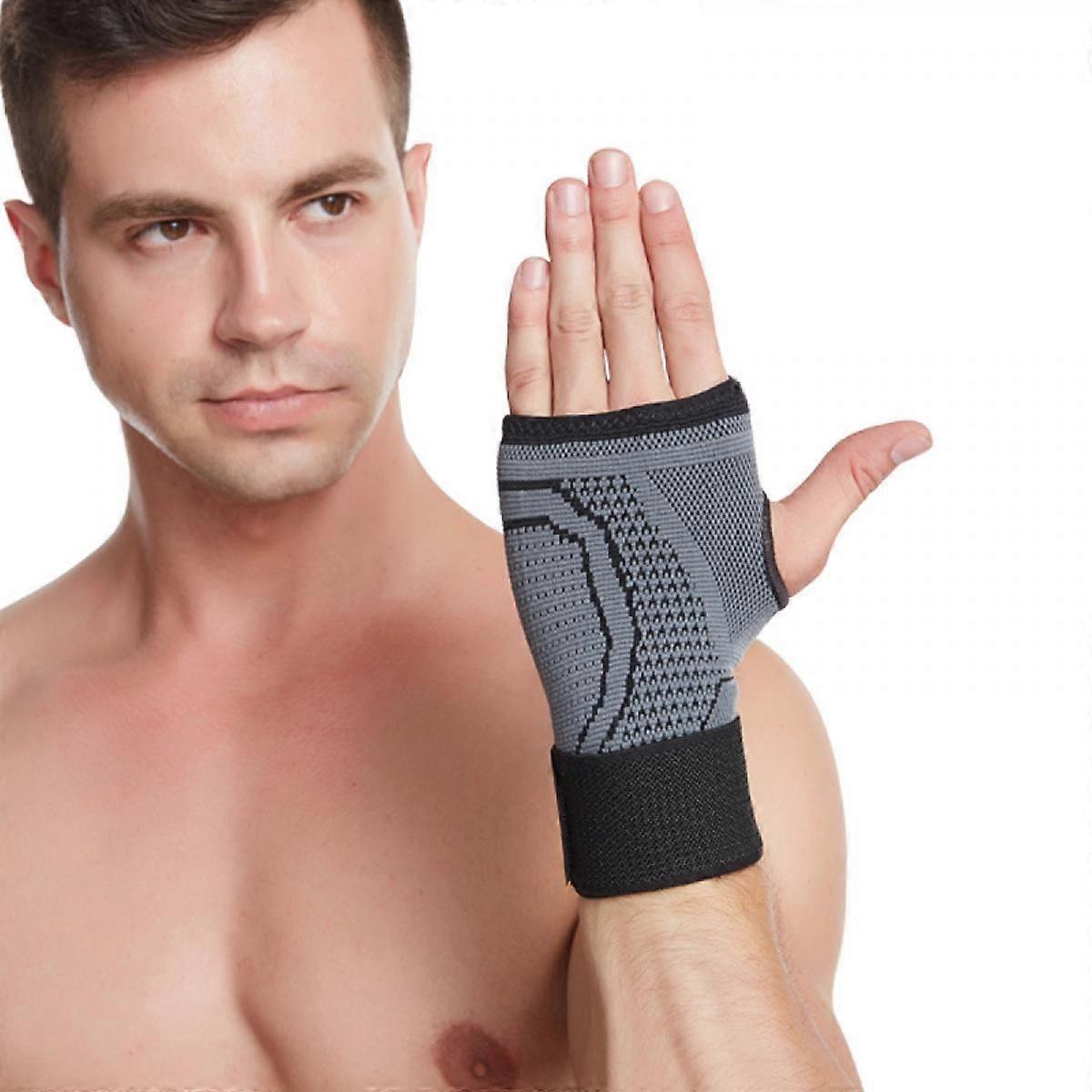 1pc Wrist Support Breathable Good Elasticity Support Carpal Tunnel Wrist GuardL